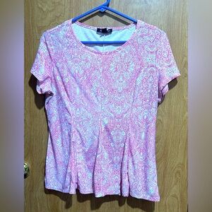 Roz & Ali Dressy Blouse Size M